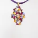 Symphony - Malvina Rhombus S-Purple Suedine - 1